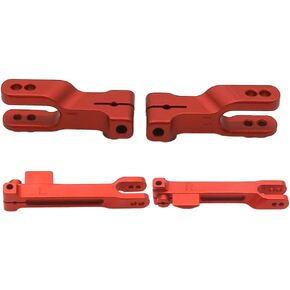 Rcawd 4x Full Aluminium Sway Sway Bar Arms ، الخلفية الأمامية لـ 1/7 Traxxas UDR Racer Racer 85086-4 (Silver)