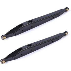 2Pcs 1/10 Aluminum Rear Trailing Arm for Axial RBX10 Ryft RC Truck (Red)