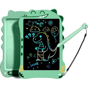 شاشة LCD للكتابة اللوحي للأطفال ، Dinosaurs Drawing Pad Doodle Board للأطفال ، ولوحة الرسم الملونة ، والألعاب التعليمية للفتيان ،