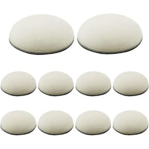 Xgng 26pcs Mini Ink Pinending Foams Round Round Plads Plads White Comed Sponge Spongs for Card