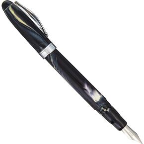 حبر Noodler Ahab Flex Nib Nib Ivory Darkness Pen - ND -15028