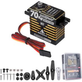 Hobbypark مقاوم للماء 966oz-in 70kg servo عزم الدوران العزم العزم المراقل المحرك 8.4v HV Servo Gear RC servo قابلة للبرمجة 1/8 1/10 1/12 RC crawler