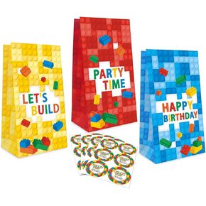Kitticcino 24 Packs Baseball Goodie Candy Treat Bags with Thank You Stickers Baseball Party Gift Bags for Kids Team Sports Theme Birthday Party Game Decorations Baby Shower Supplies