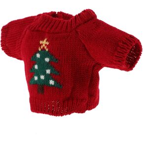 Toyandona Bear Sweater & Doll Cloths - Fit 12-16 Inches ، تشمل ملابس صغيرة لطيفة ونظارات وملابس دمية أفخم Kawaii
