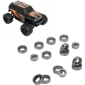15pcs محامل كرة سيارة RC محامل الكرة الفولاذ المقاوم للصدأ مجموعة لاعبين لقرصين Teton 1/18 RC Truck