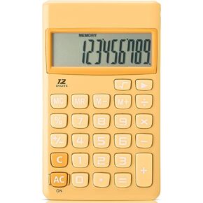 Mr. Pen- Standard Function Calculator, 12 Digits, Small Calculator, Orange