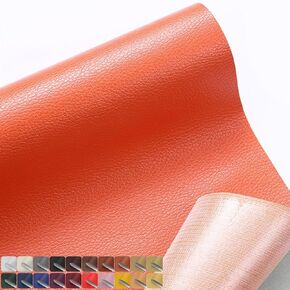 16 X 40 inch Self Adhesive Leather Repair Patch, Yellow Leather Repair Tape for Furniture, Adhesive Leather Patch for Car Seat Repair, Leather Repair Kit for Couch (Yellow)
