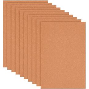 Benecreat 10 PCS Leather Conferense ، صفيح حقيبة سمك السلمون الخفيفة ، 7.87x11.8 بوصة ورقة جلدية مسبقة لبطانة حقيبة جلدية ، DIY الحرفية ،