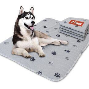 Waterproof Reusable Pets Training Pads Washable Pee Pads for Dogs with Leakproof Bottom, Puppy Pads for Potty Training (1 Pack, 72"x72")