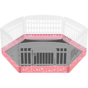 Marsui Dog Playpen Bottom Pad Fits for 36inch w و 24inch H 6 Planes Exercise Pet Dog Mat Puppy Crate PAD PAD ALEDABLE TUBLIAND PET PET PEE HOOP وتصميم حلقة ، غير متضمن (أسود)