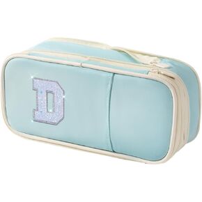 Janhavi Preppy Pencil Case for Schools ، Airct Bink Penicl Case لحقيبة التمريض ، حقيبة حقيبة قلم رصاص لطيف للمكتب ، هدايا عيد الميلاد لـ 6 7 8 9 10 11 12 13 سنة.