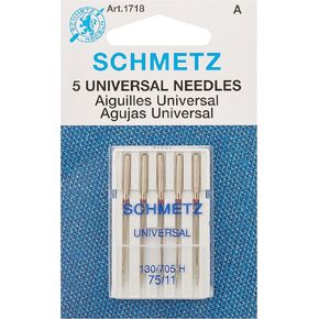 Euro-Notions Schmetz Universal Machine Needles, Size 11/75 5/Pkg