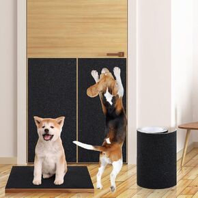 Aliceset Pet Nail Self Adhesive Replacement Emery Paper 8 in x 16ft Fits Dog Scratch Pad Dog Nail Board Sandpaper DIY for Pet to Scratch Alternatives