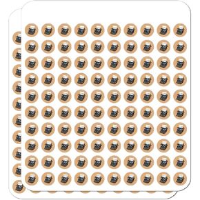 Just Write Antique Typewriter Writer Author 1/2" (0.5") Planner Calendar Scrapbooking Crafting Clear Stickers