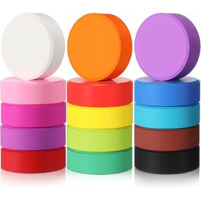 NUANCHU 15 PCS TEMPERA PASH CAKES 15 COLALS DEPERADA PASH ARMALLE ARTOPIES FOR