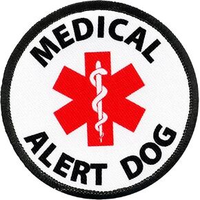 تصحيح Dog Service Medical Service Dog Patch for Sets ، Tactical EMS Medical Alert Dog Dogned Patch & Loop Patch (Medical)