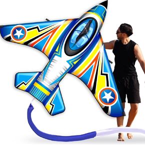 طائرة ورقية طائرة طائرة ورقية كبيرة للبالغين ، من السهل الطيران مع شاطئ خط واحد و Park Kite للألعاب والأنشطة في الهواء الطلق العائلي