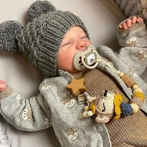 ADFO Lifelike Reborn Baby Dolls Boy - 17-Inch Soft Body Realistic-Newborn Full Body Vinyl Anatomically Correct Real Life Baby Dolls with Toy Accessories for Kids Age 3 4 5 6 7 +