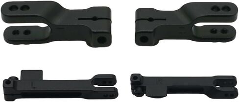 Rcawd 4x Full Aluminium Sway Sway Bar Arms ، الخلفية الأمامية لـ 1/7 Traxxas UDR Racer Racer 85086-4 (Silver) in Saudi Arabia