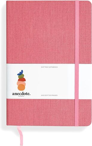ANECDOTE. Hardcover Dotted Journal with Thick 100 gsm Paper A5 size (8.3 inches x 5.4 inches) - Daily Writing Notebook for Travel, School and Office Use - Diary Journal for Women and Men - Dutch Blue in Saudi Arabia