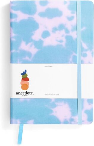 ANECDOTE. Hardcover Dotted Journal with Thick 100 gsm Paper A5 size (8.3 inches x 5.4 inches) - Daily Writing Notebook for Travel, School and Office Use - Diary Journal for Women and Men - Dutch Blue in Saudi Arabia