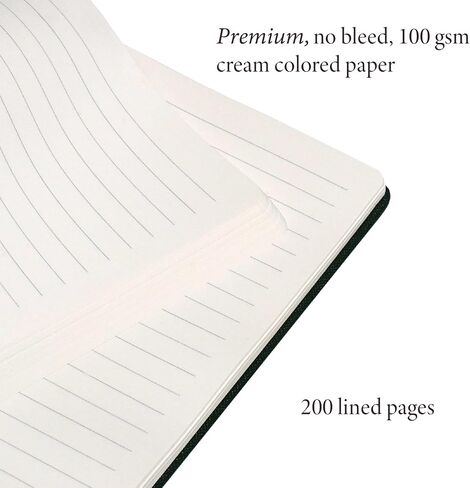 ANECDOTE. Hardcover Dotted Journal with Thick 100 gsm Paper A5 size (8.3 inches x 5.4 inches) - Daily Writing Notebook for Travel, School and Office Use - Diary Journal for Women and Men - Dutch Blue in Saudi Arabia