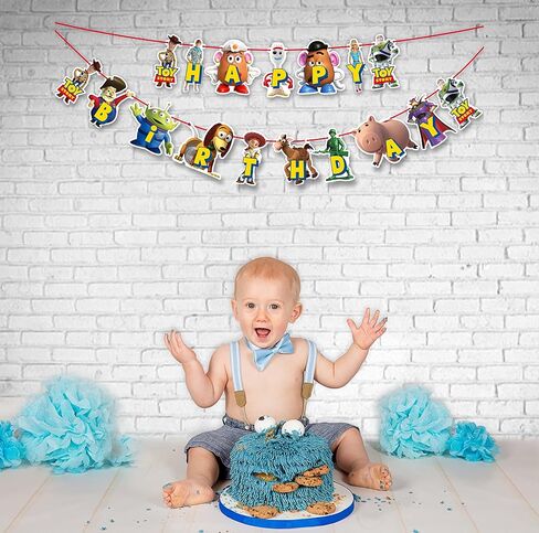 Tom & Jery Happy Birthday Banner - Birthday Decorations. in Saudi Arabia