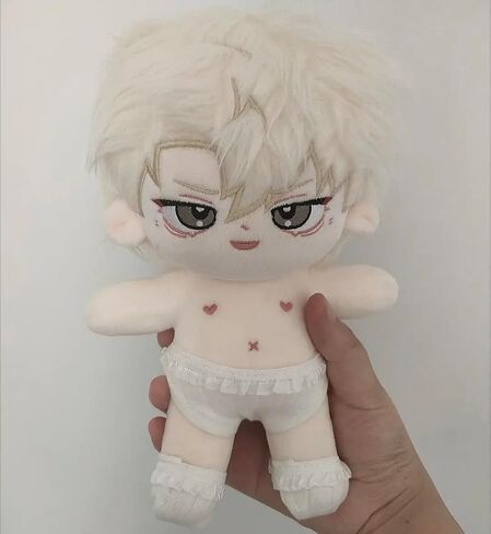 20cm/8inch Plush Doll Underwear Set, Pantie&Socks Suit for Skzoo Plushies Dolls Plush Toys (White) in Saudi Arabia