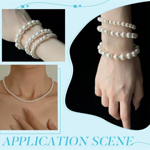 2100Pcs Jewelry Making Kits for Adults Women with Pearl Beads Crystal Beads Shell & Turquoise, 20 Colors beads with Gold Beads Beading Kit for Bracelets, Necklace, Ring DIY Crafts Jewelry Making Kit in Kuwait