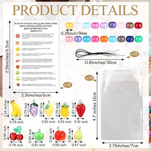 18 Set DIY Religious Spirit Bead Bracelets Gift Bulk Christian Cards Bracelets Craft Kit with Motivational Wristband Faith Holy Week Gifts for Church Sunday School Mother's Day(Stone) in Saudi Arabia