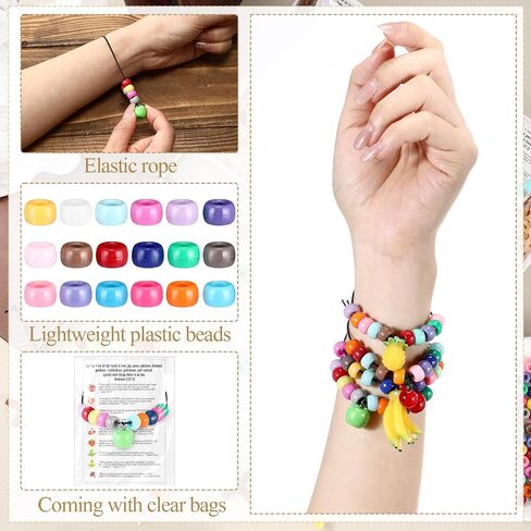 18 Set DIY Religious Spirit Bead Bracelets Gift Bulk Christian Cards Bracelets Craft Kit with Motivational Wristband Faith Holy Week Gifts for Church Sunday School Mother's Day(Stone) in Saudi Arabia