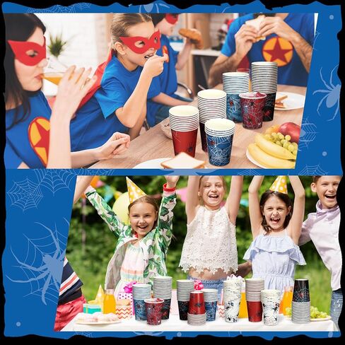 100 Pcs 9 oz Spider Disposable Paper Cups Spider Party Supplies Bulk Party Disposable Coffee Cups for Tea Beverage Hot Cold Drinking Holiday Picnic Cocktail Wedding Home Offices in Kuwait