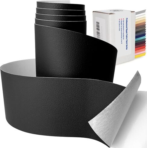 16 X 40 inch Self Adhesive Leather Repair Patch, Yellow Leather Repair Tape for Furniture, Adhesive Leather Patch for Car Seat Repair, Leather Repair Kit for Couch (Yellow) in Kuwait