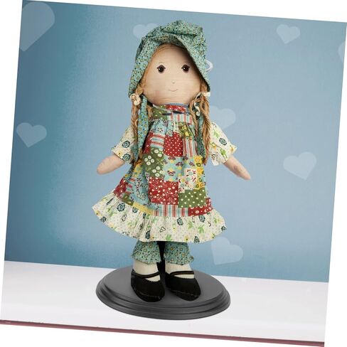 IMIKEYA Bear Doll Storage Shelves (2pcs), Plastic Toy Figures Stand for 16 Inch Dolls, Puppet, Woody, OMG Dolls, Stuffed Toys, Black in Kuwait