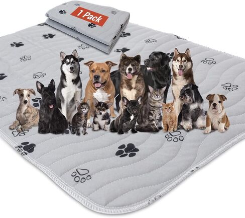 Waterproof Reusable Pets Training Pads Washable Pee Pads for Dogs with Leakproof Bottom, Puppy Pads for Potty Training (1 Pack, 72"x72") in Saudi Arabia