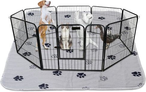Waterproof Reusable Pets Training Pads Washable Pee Pads for Dogs with Leakproof Bottom, Puppy Pads for Potty Training (1 Pack, 72"x72") in Saudi Arabia
