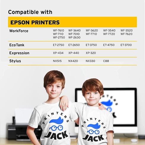 Printers Jack Sublimation Ink for Supertank Inkjet Printers ET-2800 ET-2803 ET-2720 ET-2760 ET-3760 ET-4700 ET-4800 ET-7720 ET-2400 Heat Press Transfer on T-Shirt Mug Mask Printer(Autofill/Anti-UV) in Kuwait