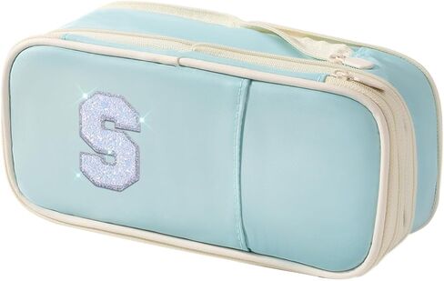 Janhavi Preppy Pencil Case for Schools ، Airct Bink Penicl Case لحقيبة التمريض ، حقيبة حقيبة قلم رصاص لطيف للمكتب ، هدايا عيد الميلاد لـ 6 7 8 9 10 11 12 13 سنة. in Saudi Arabia