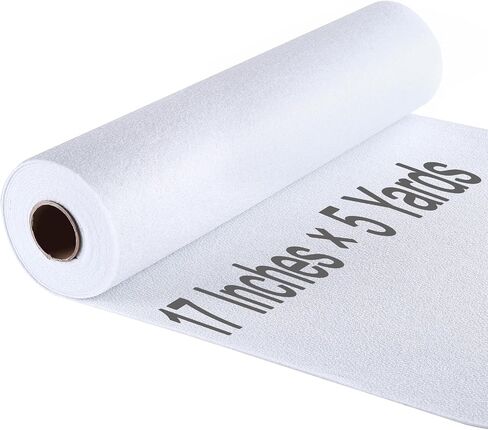 Fusible Fleece Interfacing, One-Sided Loft Fusible Fleece for Sewing, Quilting, Crafts, Clothing, Bags (17 Inches x 5 Yard) Heavy Weight, Easy Iron-On Application, Enhanced Projects in Saudi Arabia