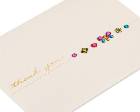 Papyrus Blank Thank You Card (Flourishing Gems) in Saudi Arabia