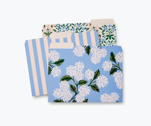 شركة RIFLE PAPER CO. مجموعة مجلدات ملفات كوليت - مجموعة من 6 مجلدات قوية، 2 من كل تصميم و12 ملصق لاصق، نمط كوليت أنيق محدد بالذهب، 9.25 بوصة طول × 11.75 بوصة عرض in Saudi Arabia