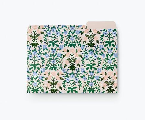 شركة RIFLE PAPER CO. مجموعة مجلدات ملفات كوليت - مجموعة من 6 مجلدات قوية، 2 من كل تصميم و12 ملصق لاصق، نمط كوليت أنيق محدد بالذهب، 9.25 بوصة طول × 11.75 بوصة عرض in Saudi Arabia