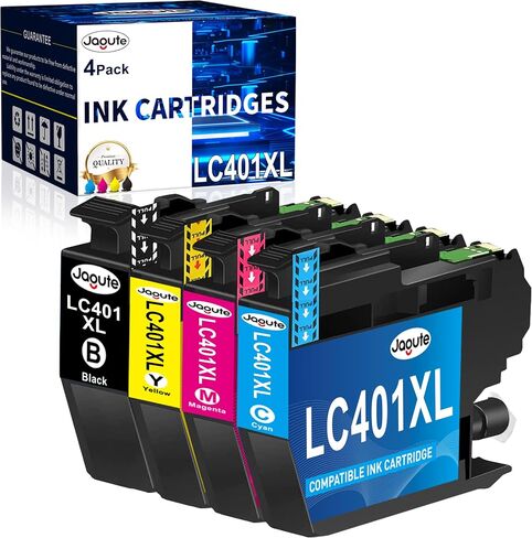 Jagute LC402 LC402XL Ink Cartridges Replacement for LC402 XL Compatible for Brother MFC-J5340DW MFC-J6540DW MFC-J6740DW MFC-J6940DW MFC J5340 J6540 J6740 J6940 Printer, 4 Pack(BK,C,M,Y) in Saudi Arabia