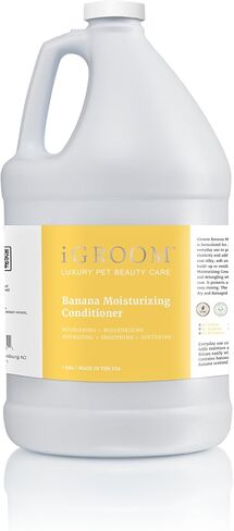 iGroom Banana Moisturizing Conditioner, Luxury Pet Beauty Care, Optimize Moisture Balance, Gallon in Kuwait