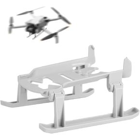 Landing Gear Extensions for DJI Mini 4 Pro Accessories, Lightweight Plastic Foldable Extended Leg Kit Compatible with Mini 4 Pro Drone Landing Protector (Gray)