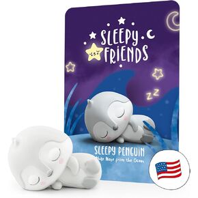 Tonies Sleepy Friends: ضوضاء بيضاء من تمثال Ocean Audio Toy الذي يضم البطريق النائم