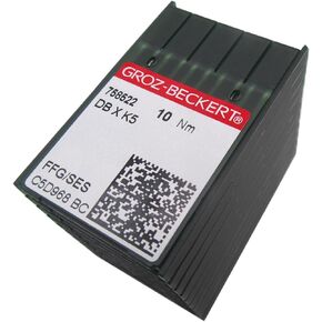 CKPSMS Groz-beckert eedle في Box-Box-100pcs Clear Groz Beckert DBXK5 FFG/SES الإبر التطريز الصناعي متوافق مع/استبدال العلامة التجارية Tajima Barudan SWF العلامة التجارية (الحجم: 75/11)