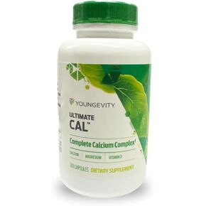 Youngevity Ultimate Cal - Calcium Magnesium Bone Health Supplement with D-3, Zinc, Potassium, Boron - Highly Absorbable with CoFactors - Immune and Joint & Ligament Support (120 Count - 4 Bottles)