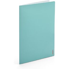 مجلد Poppin Poly مع 2 جيوب ، إنهاء اللمس السلس ، مثالي للمستندات بحجم الحروف ، المجلدات مع جيوب لتنظيم المستندات (Aqua)