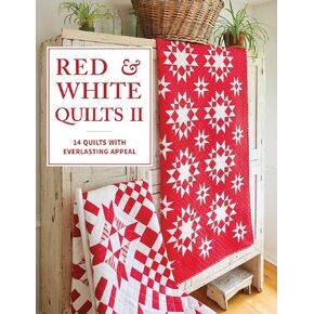 Martingale Red and White Dearts II Book